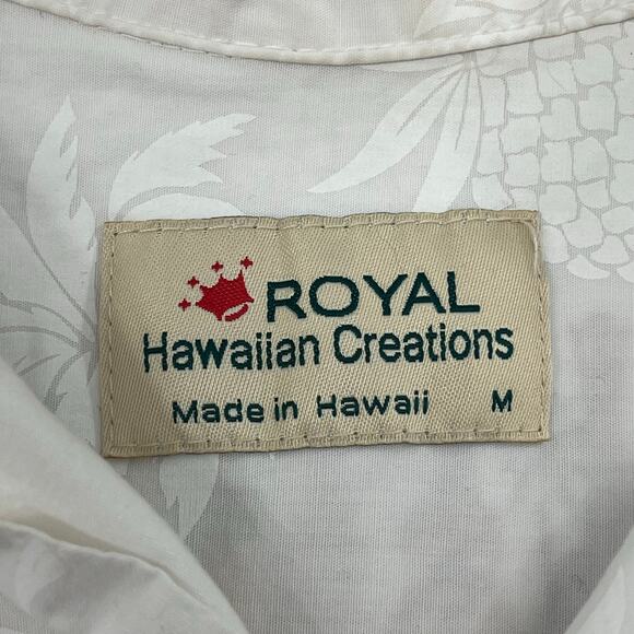 Royal Hawaiian Creations Short Sleeve Button Down Lightweight Guitar Shirt Med - Picture 6 of 9